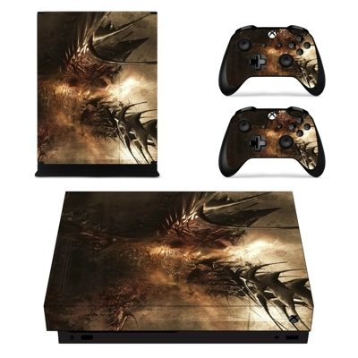 Diablo 3 decal skin for Xbox one X Console and 2 Controllers Diablo 3 decal skin for Xbox one X Console and 2 Controllers