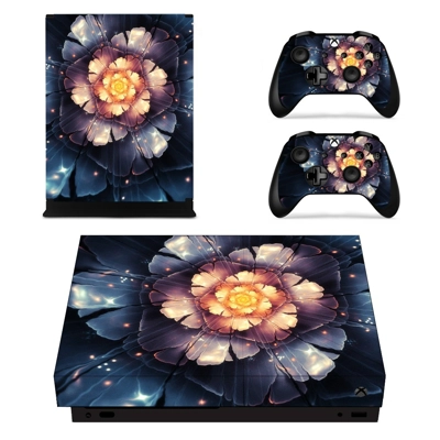 Brighting Camellia Flower decal skin for Xbox one X Consol.. Brighting Camellia Flower decal skin for Xbox one X Consol..