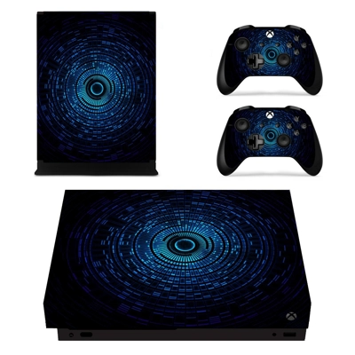 Geometric Pattern decal skin for Xbox one X Console and 2 Controllers