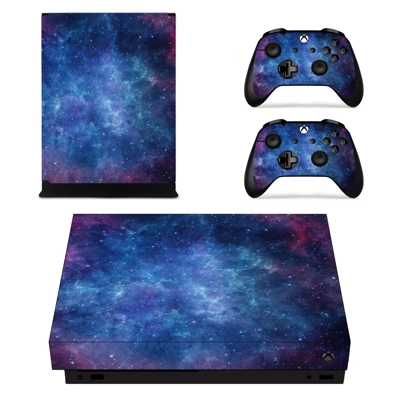 Cosmos decal skin for Xbox one X Console and 2 Controllers Cosmos decal skin for Xbox one X Console and 2 Controllers