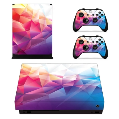 Abstract Design decal skin for Xbox one X Console and 2 Co.. Abstract Design decal skin for Xbox one X Console and 2 Co..