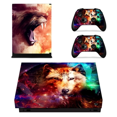 Roaring Lion decal skin for Xbox one X Console and 2 Controllers