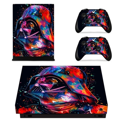 Star Wars decal skin for Xbox one X Console and 2 Controllers