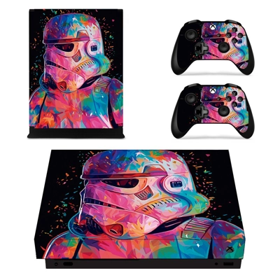 Star Wars decal skin for Xbox one X Console and 2 Controllers