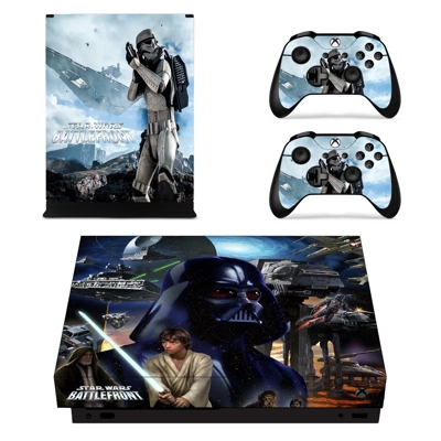 Star Wars Battlefront decal skin for Xbox one X Console an.. Star Wars Battlefront decal skin for Xbox one X Console an..