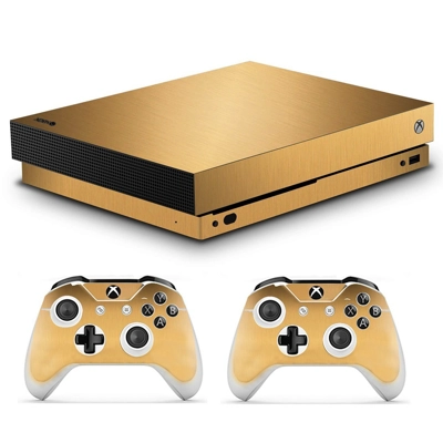 Wooden decal skin for Xbox one X Console and 2 Controllers Wooden decal skin for Xbox one X Console and 2 Controllers