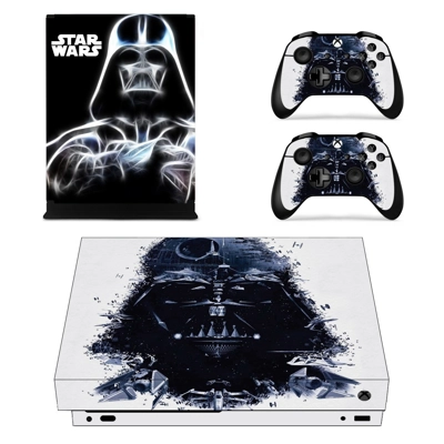 Star Wars decal skin for Xbox one X Console and 2 Controllers
