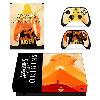 Assassin's Creed Origins decal skin for Xbox one X Console.. Assassin's Creed Origins decal skin for Xbox one X Console..