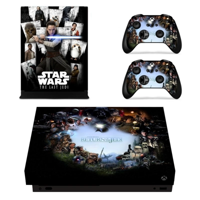 Star Wars The Last Jedi decal skin for Xbox one X Console .. Star Wars The Last Jedi decal skin for Xbox one X Console ..