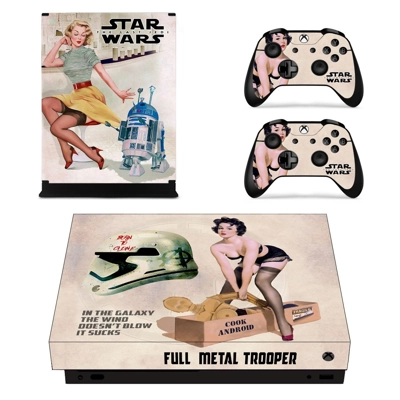 Star Wars The Last Jedi decal skin for Xbox one X Console .. Star Wars The Last Jedi decal skin for Xbox one X Console ..