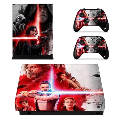 Star Wars decal skin for Xbox one X Console and 2 Controllers