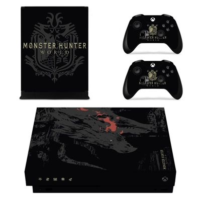 Monster Hunter World decal skin for Xbox one X Console and.. Monster Hunter World decal skin for Xbox one X Console and..