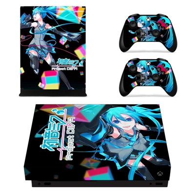 Hatsune Miku Project DIVA decal skin for Xbox one X Consol.. Hatsune Miku Project DIVA decal skin for Xbox one X Consol..