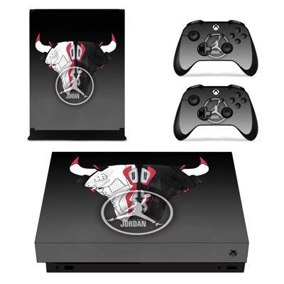 Air Jordan decal skin for Xbox one X Console and 2 Control.. Air Jordan decal skin for Xbox one X Console and 2 Control..