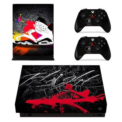 Air Jordan decal skin for Xbox one X Console and 2 Control.. Air Jordan decal skin for Xbox one X Console and 2 Control..