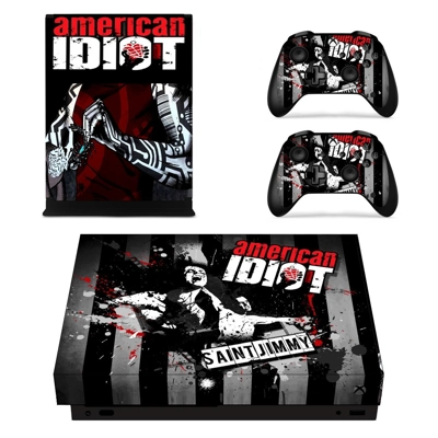 American idiot st jimmy decal skin for Xbox one X Console .. American idiot st jimmy decal skin for Xbox one X Console ..