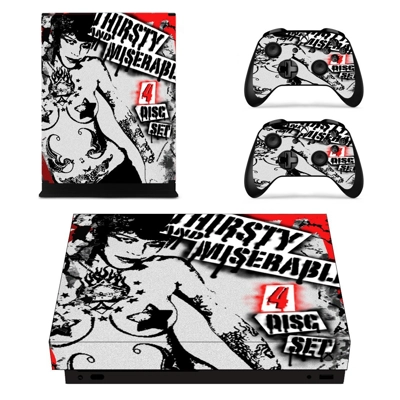 Thirsty and miserable decal skin for Xbox one X Console an.. Thirsty and miserable decal skin for Xbox one X Console an..