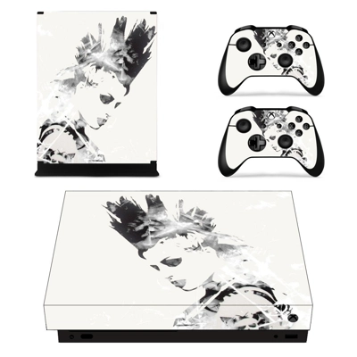 Punk Rock decal skin for Xbox one X Console and 2 Controll.. Punk Rock decal skin for Xbox one X Console and 2 Controll..