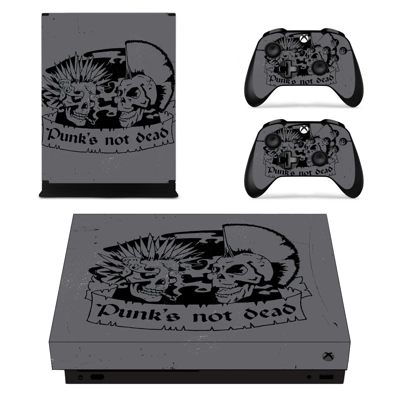 Punks Not Dead decal skin for Xbox one X Console and 2 Con.. Punks Not Dead decal skin for Xbox one X Console and 2 Con..