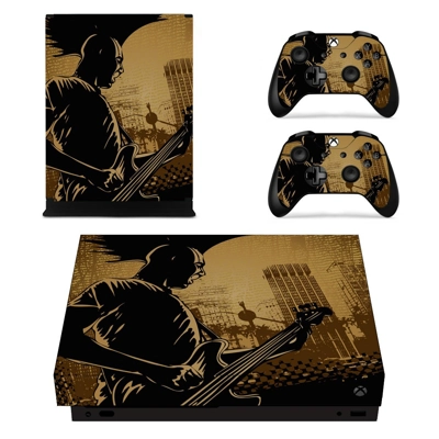 Rock Radio decal skin for Xbox one X Console and 2 Control.. Rock Radio decal skin for Xbox one X Console and 2 Control..