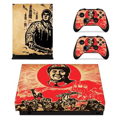 Chinese Revolution decal skin for Xbox one X Console and 2.. Chinese Revolution decal skin for Xbox one X Console and 2..