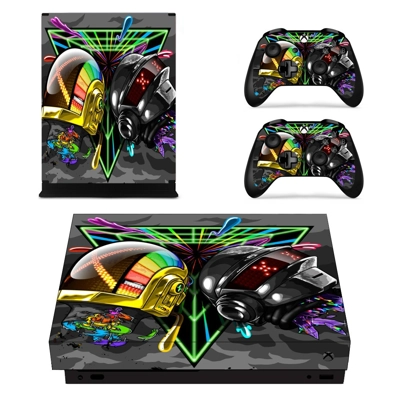 Daft punk full HD decal skin for Xbox one X Console and 2 .. Daft punk full HD decal skin for Xbox one X Console and 2 ..