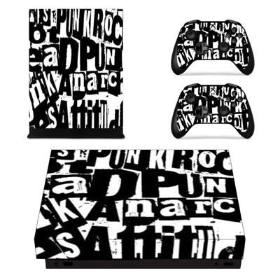 Music Bands Stickers decal skin for Xbox one X Console and 2 Controllers