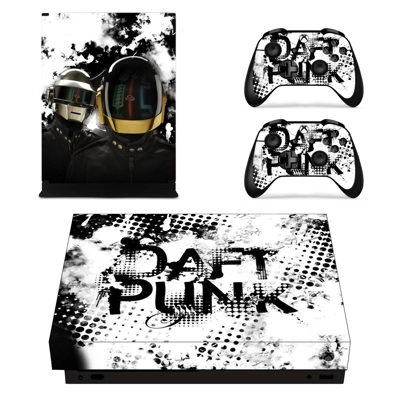 Daft Rock decal skin for Xbox one X Console and 2 Controll.. Daft Rock decal skin for Xbox one X Console and 2 Controll..