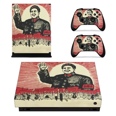 Chinese Revolution decal skin for Xbox one X Console and 2.. Chinese Revolution decal skin for Xbox one X Console and 2..