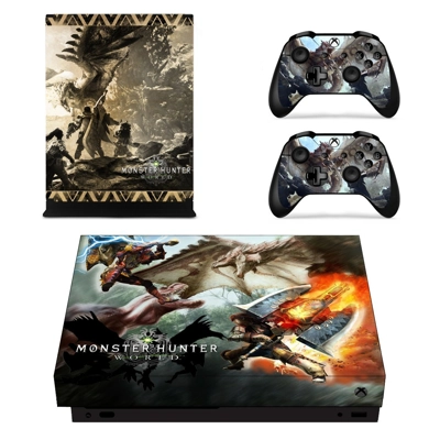 Monster Hunter world decal skin for Xbox one X Console and.. Monster Hunter world decal skin for Xbox one X Console and..