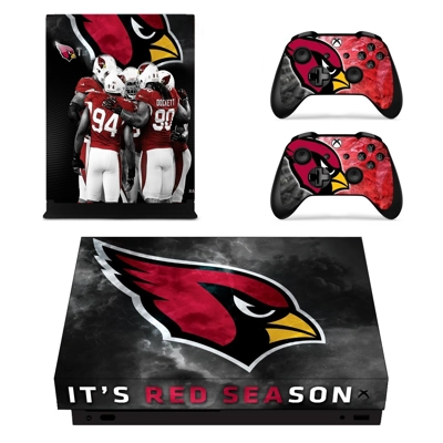 Seattle black hawk decal skin for Xbox one X Console and 2 Controllers