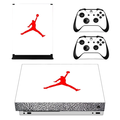 Air Jordan decal skin for Xbox one X Console and 2 Control.. Air Jordan decal skin for Xbox one X Console and 2 Control..