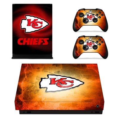 Kansas City Chiefs decal skin for Xbox one X Console and 2.. Kansas City Chiefs decal skin for Xbox one X Console and 2..