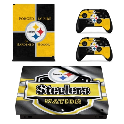 Pittsburgh Steelers decal skin for Xbox one X Console and .. Pittsburgh Steelers decal skin for Xbox one X Console and ..
