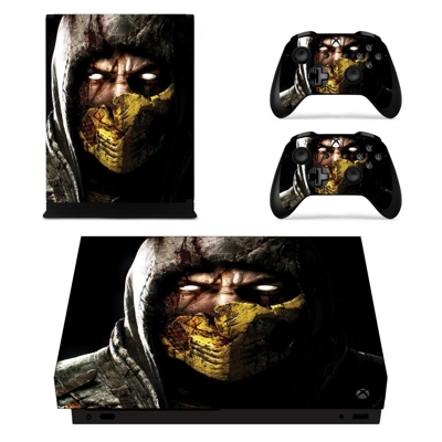 Mortal Kombat X decal skin for Xbox one X Console and 2 Co.. Mortal Kombat X decal skin for Xbox one X Console and 2 Co..