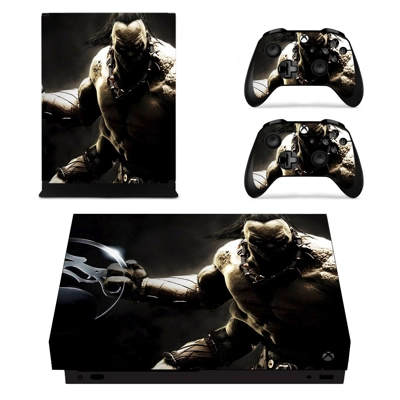 Mortal Kombat X decal skin for Xbox one X Console and 2 Co.. Mortal Kombat X decal skin for Xbox one X Console and 2 Co..