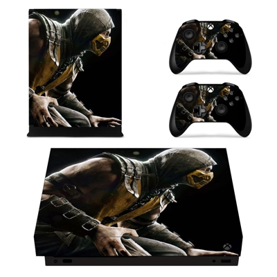 Mortal Kombat X decal skin for Xbox one X Console and 2 Co.. Mortal Kombat X decal skin for Xbox one X Console and 2 Co..