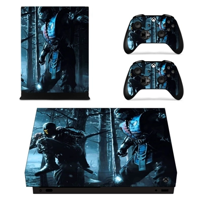 Mortal Kombat X decal skin for Xbox one X Console and 2 Co.. Mortal Kombat X decal skin for Xbox one X Console and 2 Co..