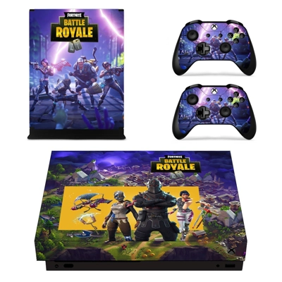 Fortnite decal skin for Xbox one X Console and 2 Controllers Fortnite decal skin for Xbox one X Console and 2 Controllers