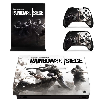 Tom Clancy's Rainbow Six Siege decal skin for Xbox one X Console and 2 Controllers