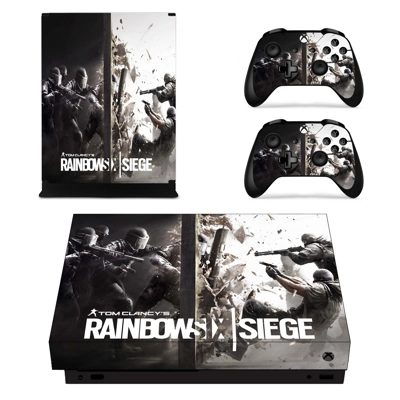 Tom Clancy's Rainbow Six Siege decal skin for Xbox one X Console and 2 Controllers
