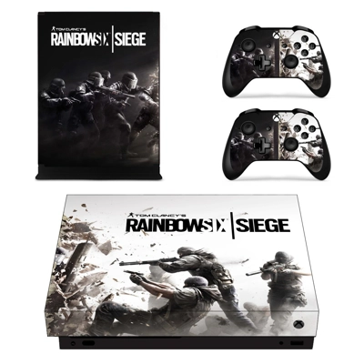 Tom Clancy's Rainbow Six Siege decal skin for Xbox one X Console and 2 Controllers