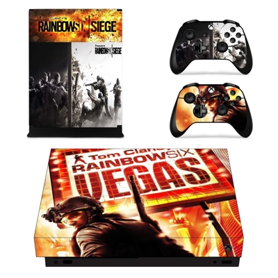 Tom Clancy's Rainbow Six Siege decal skin for Xbox one X Console and 2 Controllers