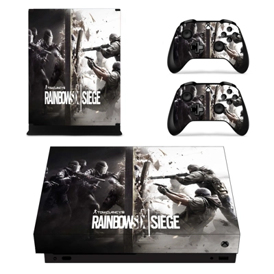 Tom Clancy's Rainbow Six Siege decal skin for Xbox one X Console and 2 Controllers