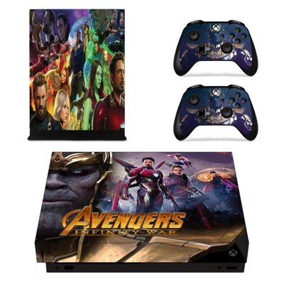 Avengers infinity war decal skin for Xbox one X Console an.. Avengers infinity war decal skin for Xbox one X Console an..