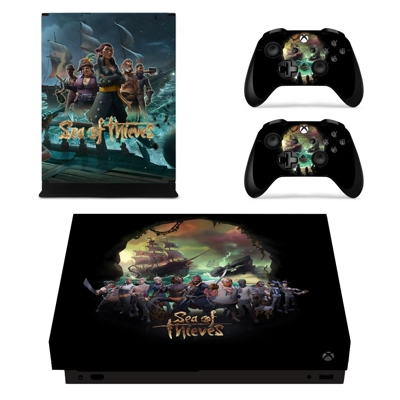 Sea of Thieves decal skin for Xbox one X Console and 2 Con.. Sea of Thieves decal skin for Xbox one X Console and 2 Con..