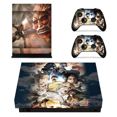 Attack on Titan 2 decal skin for Xbox one X Console and 2 .. Attack on Titan 2 decal skin for Xbox one X Console and 2 ..
