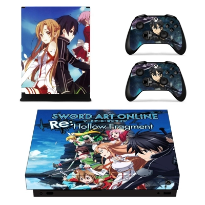 Sword Art Online Hollow Fragment decal skin for Xbox one X.. Sword Art Online Hollow Fragment decal skin for Xbox one X..