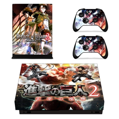 Attack on Titan 2 decal skin for Xbox one X Console and 2 .. Attack on Titan 2 decal skin for Xbox one X Console and 2 ..