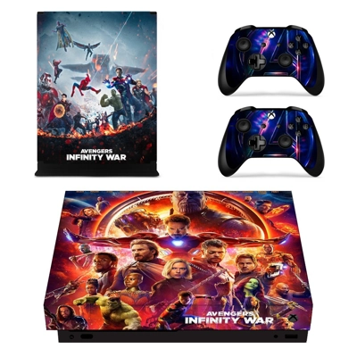 Avengers infinity war decal skin for Xbox one X Console an.. Avengers infinity war decal skin for Xbox one X Console an..
